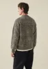 Crew Neck British Wool Seamless Sweater | Grey Marl sold by TOAST