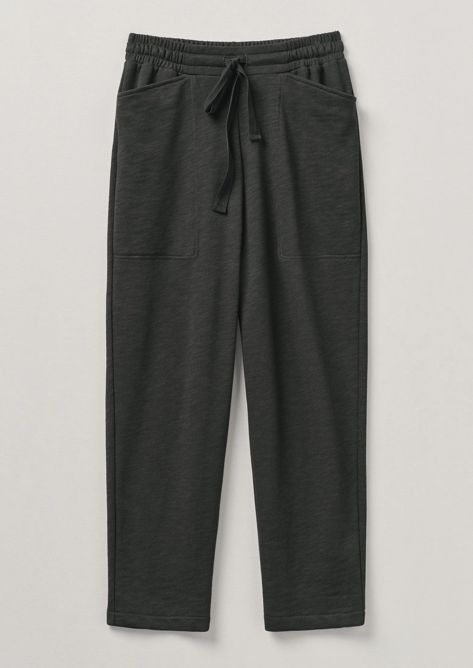 Loop Back Jersey Pull On Trousers | Charcoal sold by TOAST