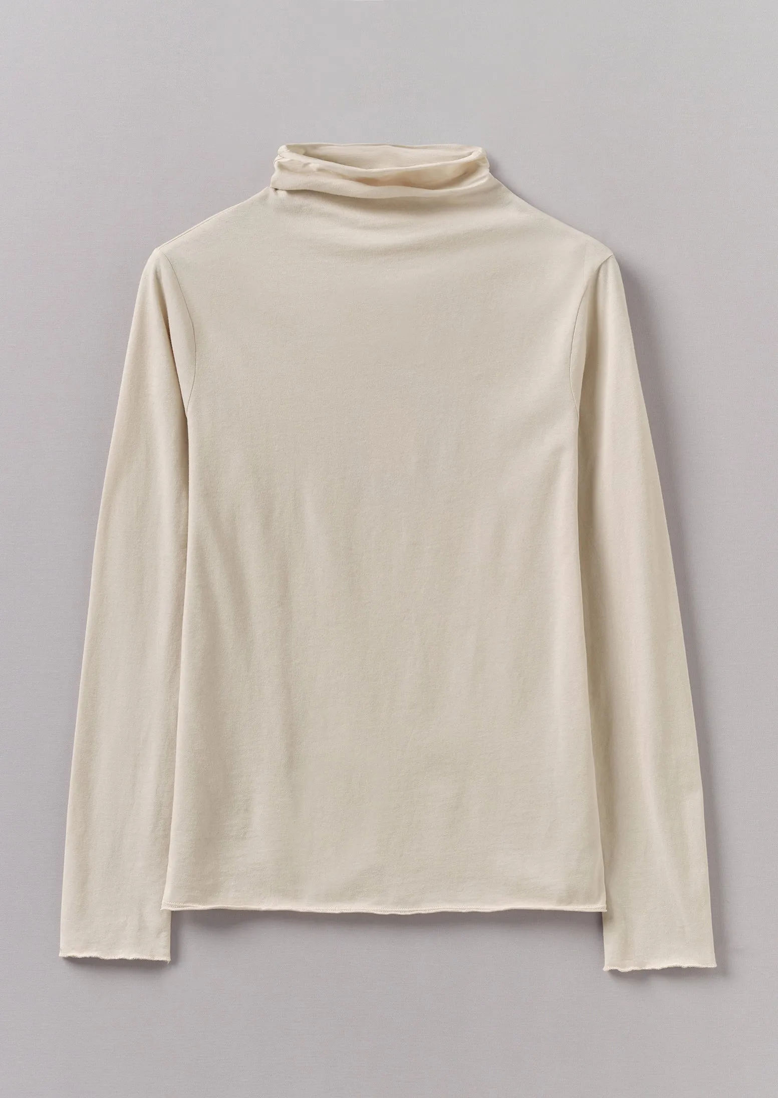 High Neck Soft Cotton Tee | Pebble Moon sold by TOAST