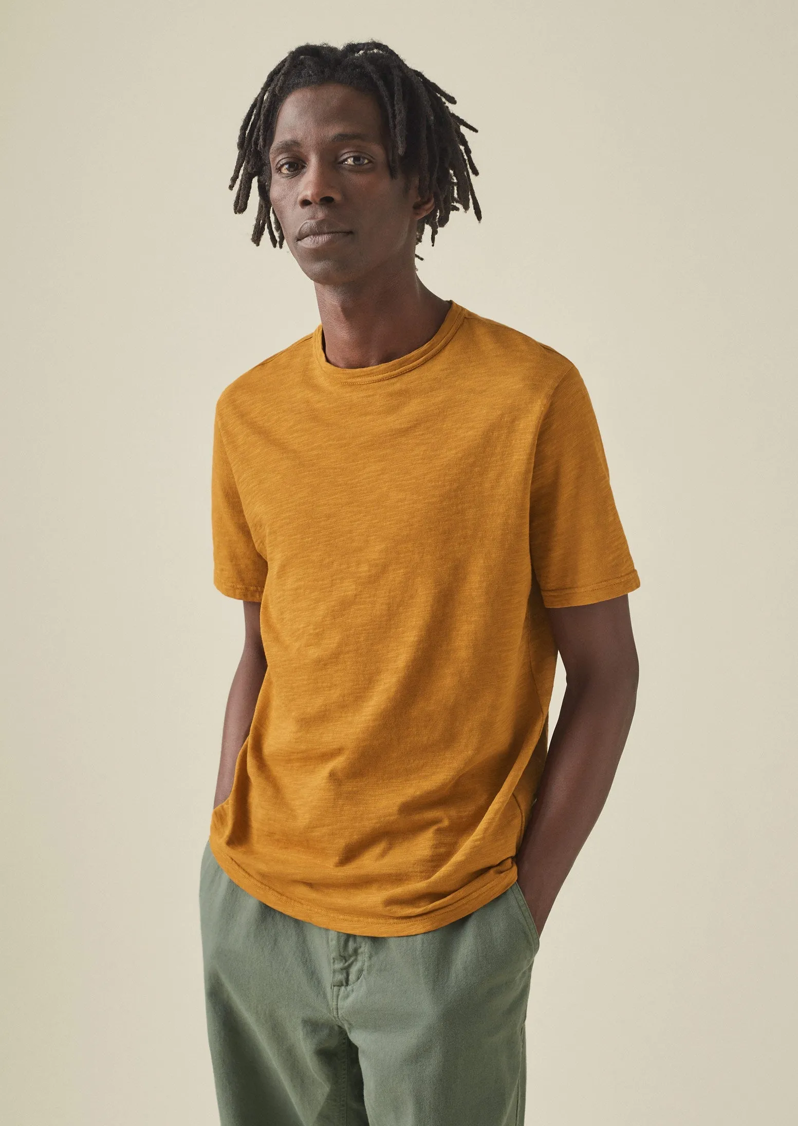 Theo Cotton Short Sleeve Tee | Dhal sold by TOAST product image thumbnail 3