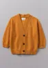 Half Sleeve Fine Alpaca Cardigan | Butternut Yellow sold by TOAST