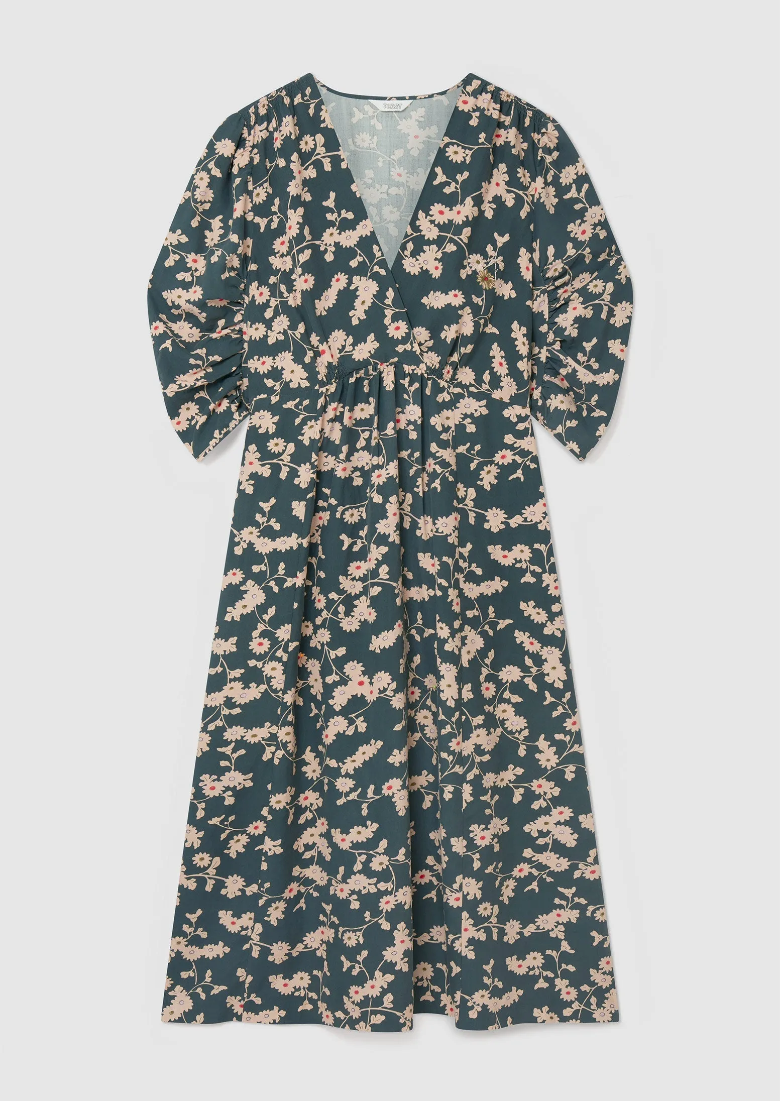 Renewed Trailing Floral Dress Size 14 | Irone Stone sold by TOAST