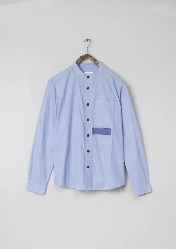 Renewed Jasper Chambray Shirt Size M (002) | Chambray Blue sold by TOAST