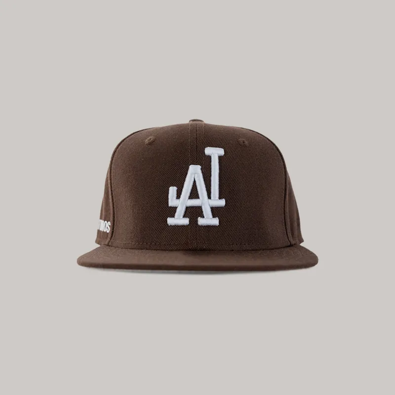 Los Angeles Fitted (Brown) sold by NGO Studios