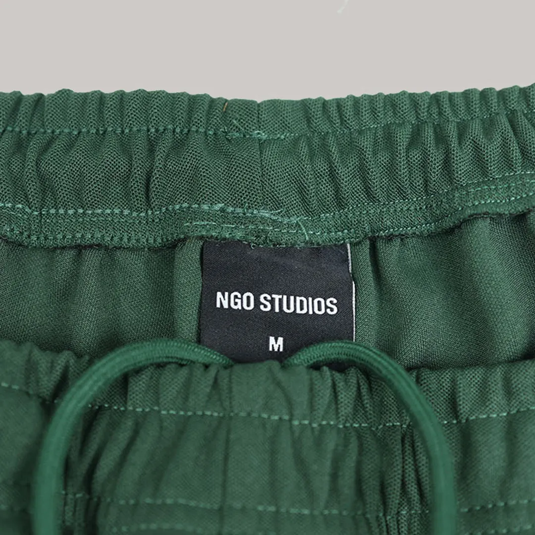 Track Shorts (Forest Green) sold by NGO Studios product image thumbnail 4