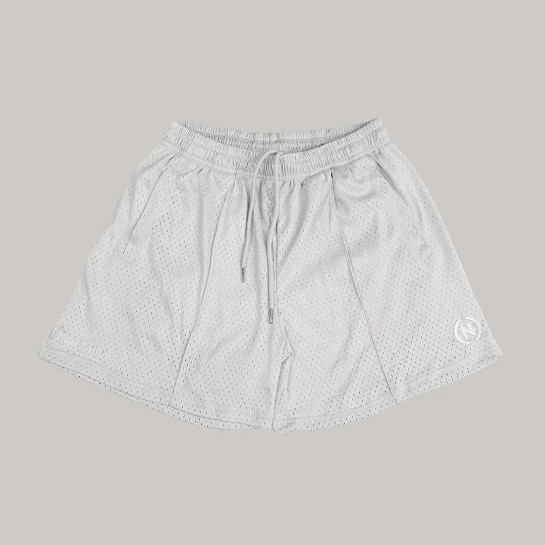 Pleated Shorts (Beige) sold by NGO Studios