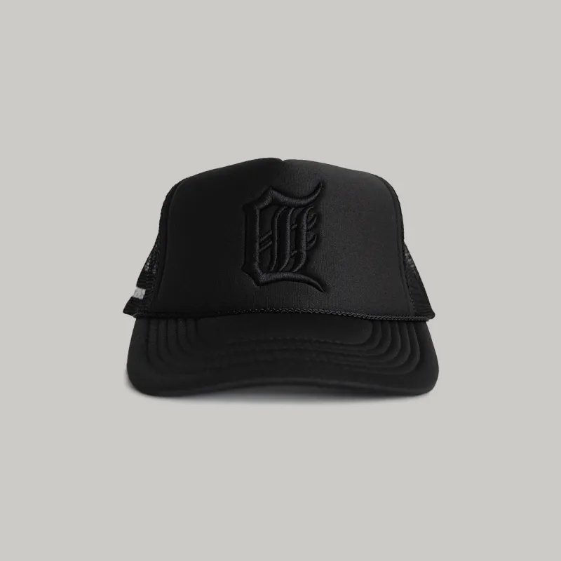 Detroit Trucker (Black/Black) sold by NGO Studios
