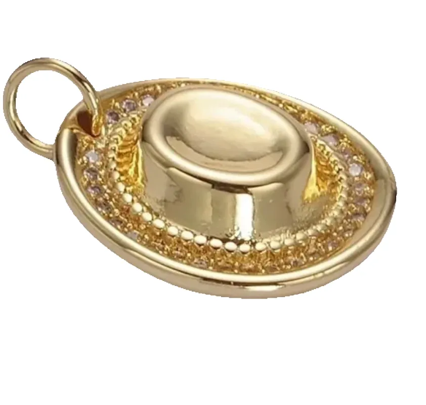 Cowboy Hat Charm sold by Get Lucky Charmed