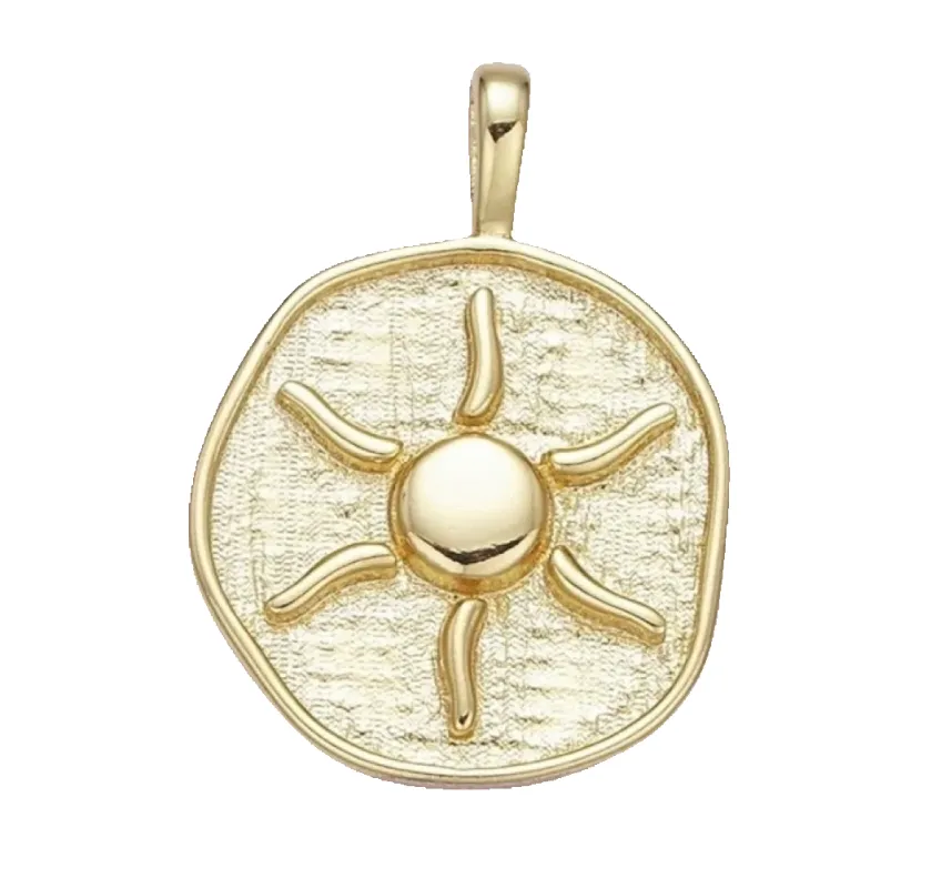 Sun Coin Charm sold by Get Lucky Charmed