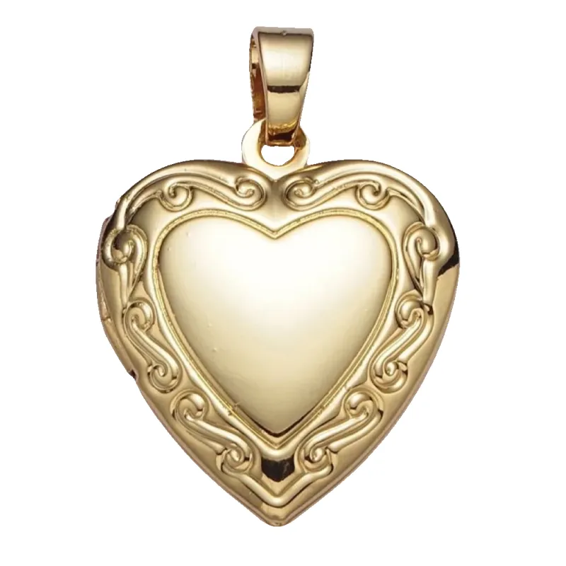 Vintage Heart Locket Charm sold by Get Lucky Charmed