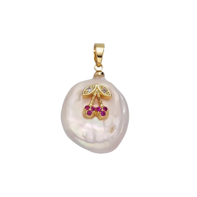Cherry Pearl Charm sold by Get Lucky Charmed