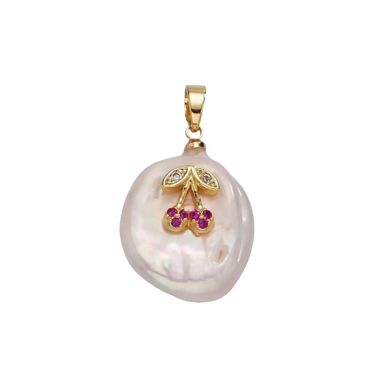 Cherry Pearl Charm sold by Get Lucky Charmed