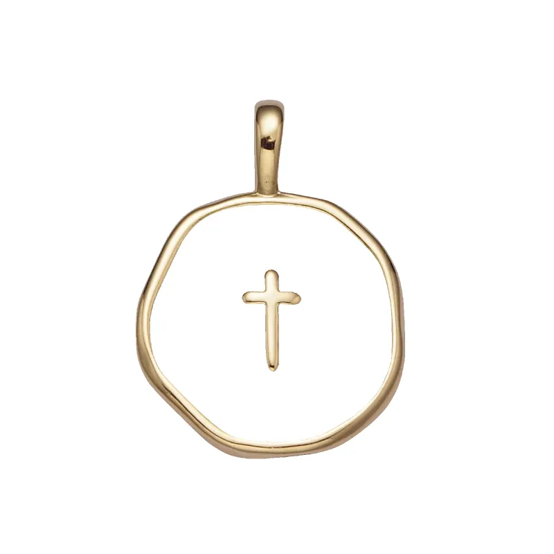 Cross Coin Charm sold by Get Lucky Charmed