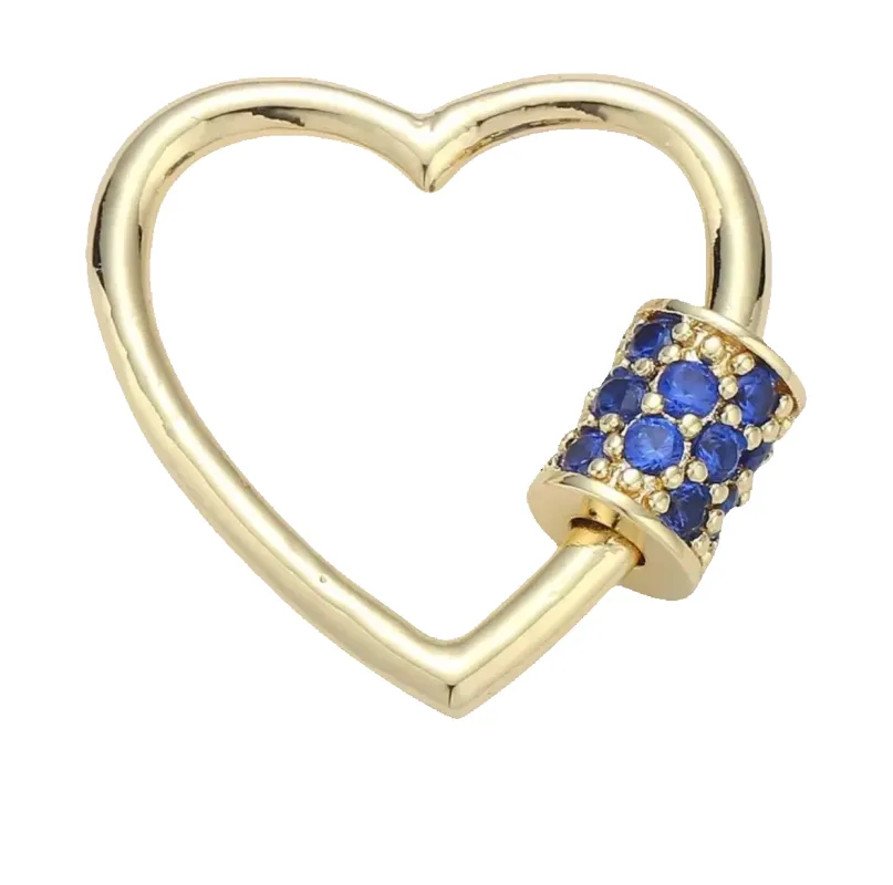 Gold and Dark Blue Heart Base sold by Get Lucky Charmed