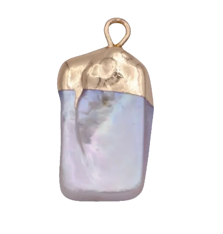 Freeform Pearl Charm sold by Get Lucky Charmed