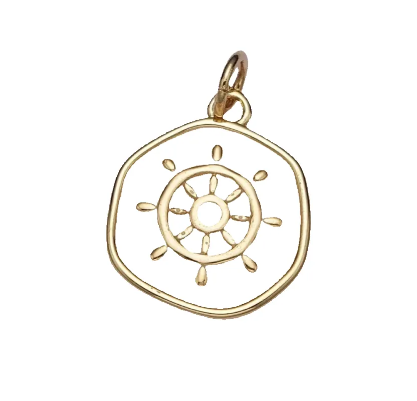 Nautical Wheel Charm sold by Get Lucky Charmed