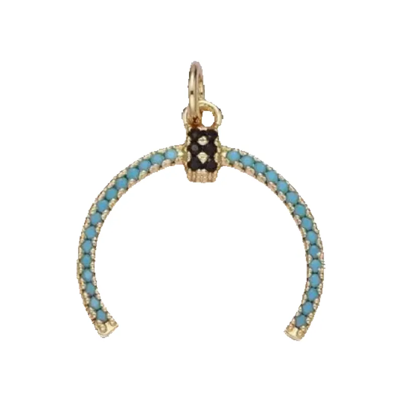 Blue Horn Charm sold by Get Lucky Charmed