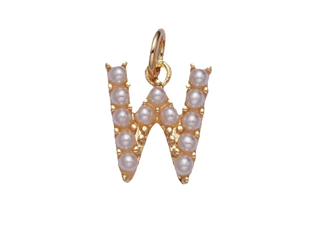 Pearl W initial sold by Get Lucky Charmed