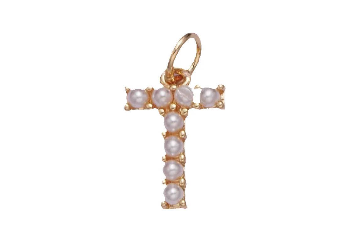 Pearl T initial sold by Get Lucky Charmed