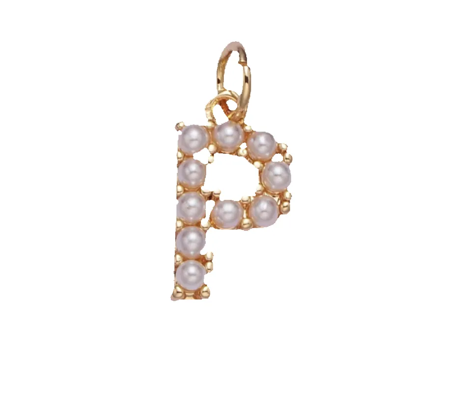 Pearl P initial sold by Get Lucky Charmed