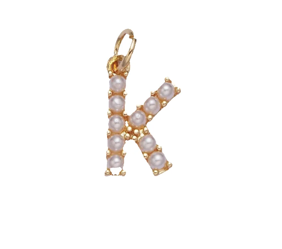 Pearl K initial sold by Get Lucky Charmed