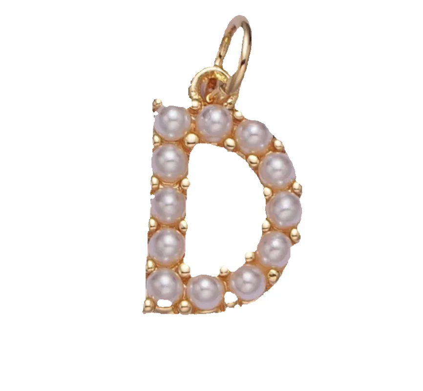 Pearl D initial sold by Get Lucky Charmed