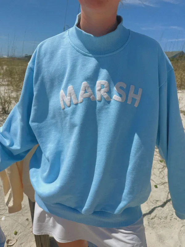 Mahi Blue Mockneck made by Get Lucky Charmed