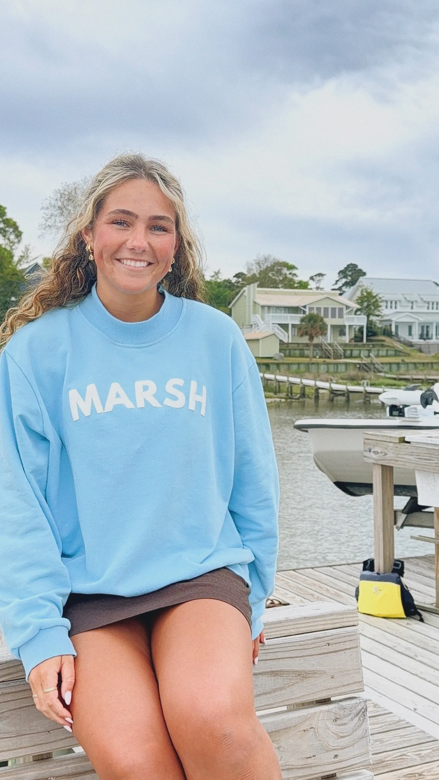 Mahi Blue Mockneck sold by Get Lucky Charmed product image thumbnail 3