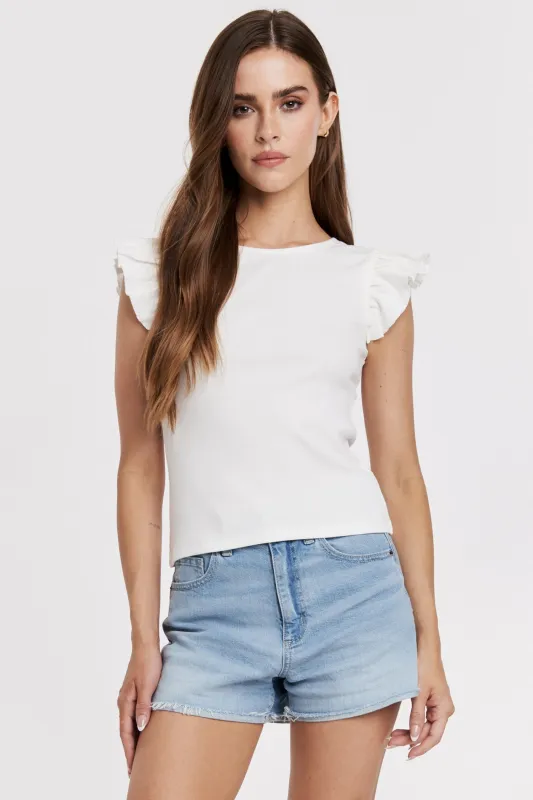 YUKI RIB TOP sold by Another Love Clothing