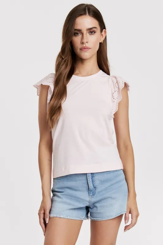 KIARA EYELET TOP sold by Another Love Clothing