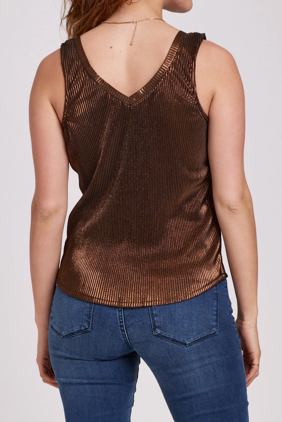 ACACIA FOIL TANK sold by Another Love Clothing product image thumbnail 2