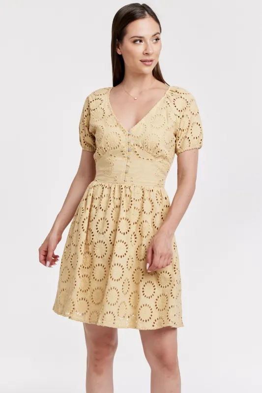 FIORA NOVELTY DRESS SUNFLOWER sold by Another Love Clothing