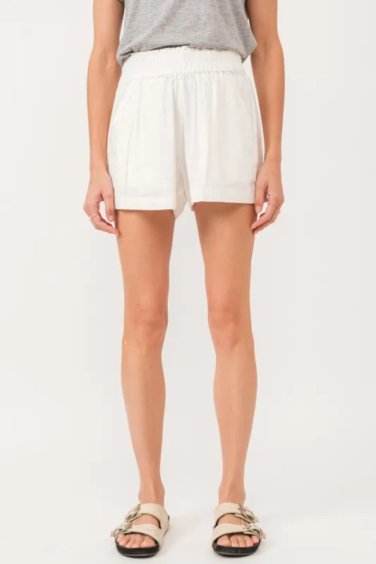 KOA SHORT WHITE LINEN sold by Another Love Clothing