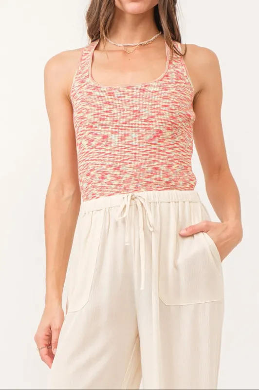 INDIRA TANK INFRA RED SPACEDYE sold by Another Love Clothing