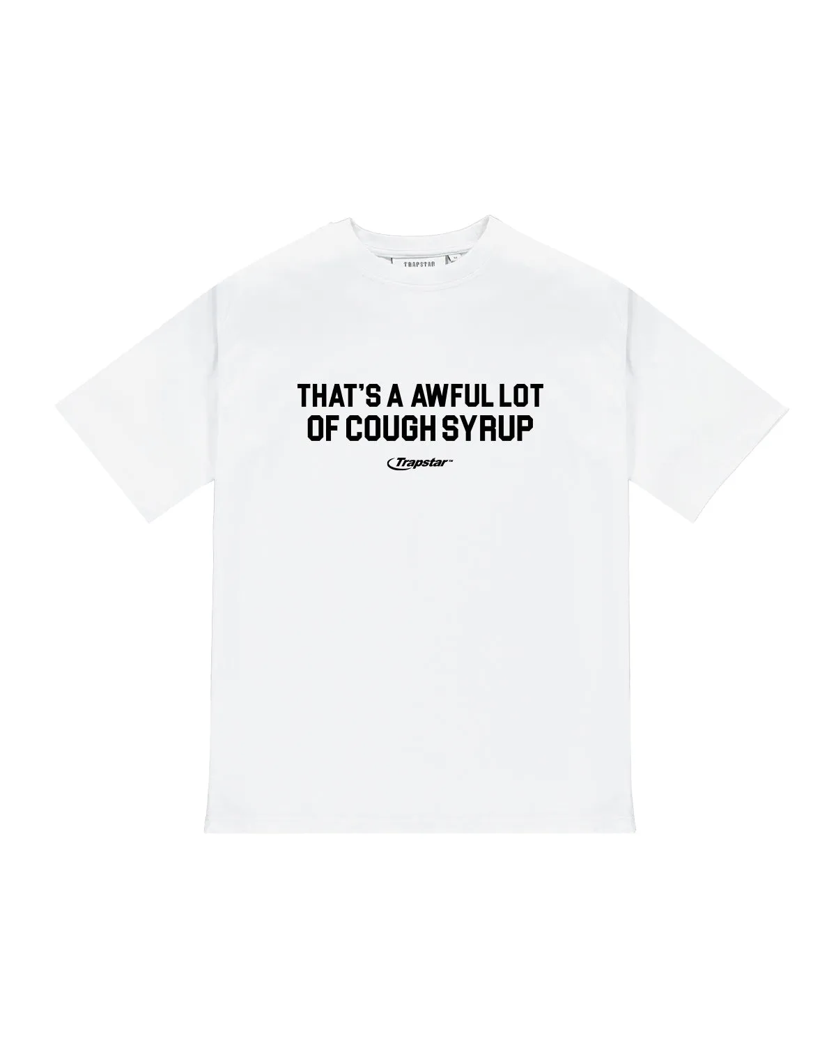 Trapstar x Cough Syrup Print T-Shirt - White sold by Trapstar London
