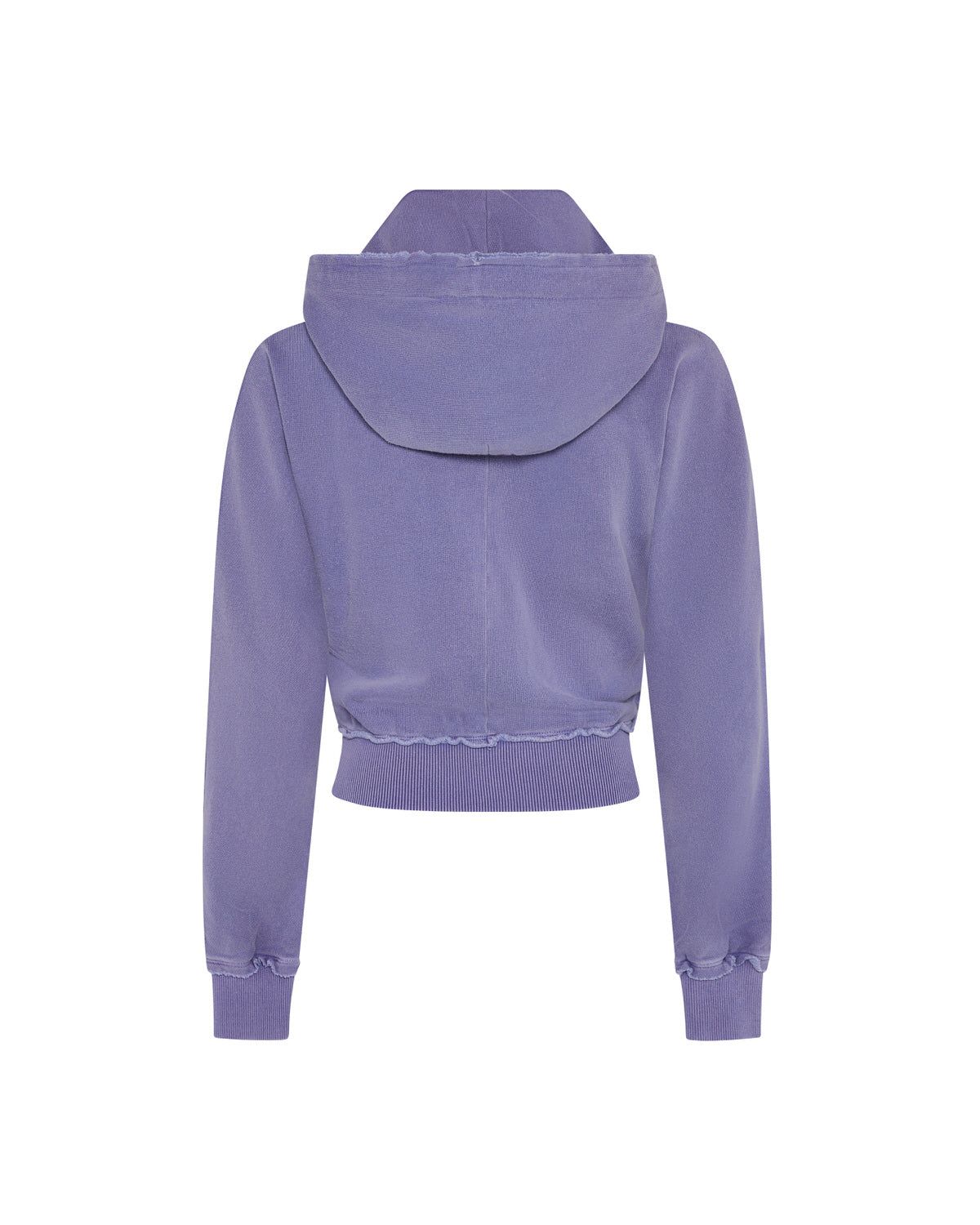 Women's Irongate Cropped Batwing Zip Hoodie - Washed Purple sold by Trapstar London product image thumbnail 3