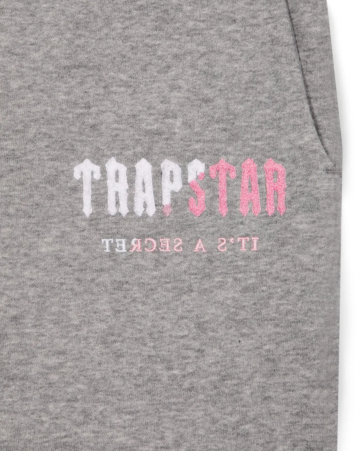 Decoded Chenille Hooded Tracksuit - Grey/Pink sold by Trapstar London product image thumbnail 4