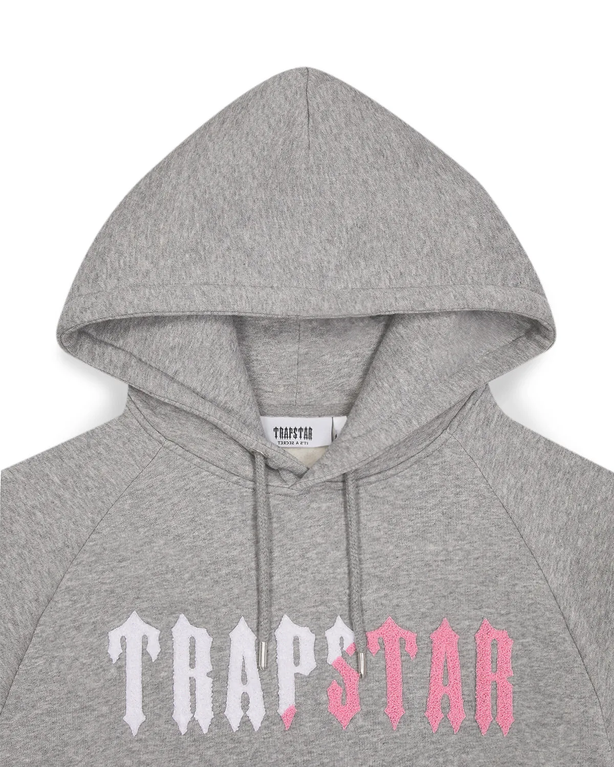 Decoded Chenille Hooded Tracksuit - Grey/Pink sold by Trapstar London product image thumbnail 2