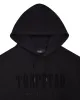Chenille Decoded Hoodie - Blackout sold by Trapstar London