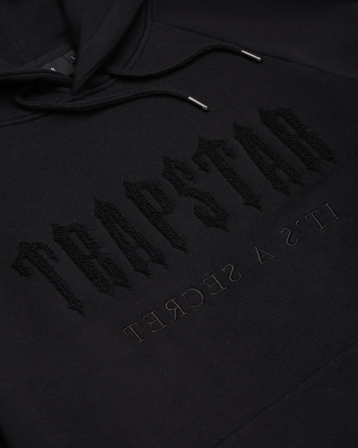 Chenille Decoded Hoodie - Blackout sold by Trapstar London product image thumbnail 2