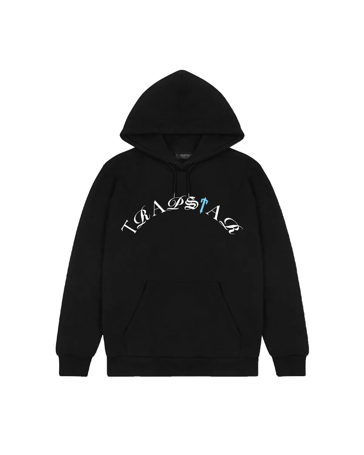 Script Hoodie - Black/Teal sold by Trapstar London