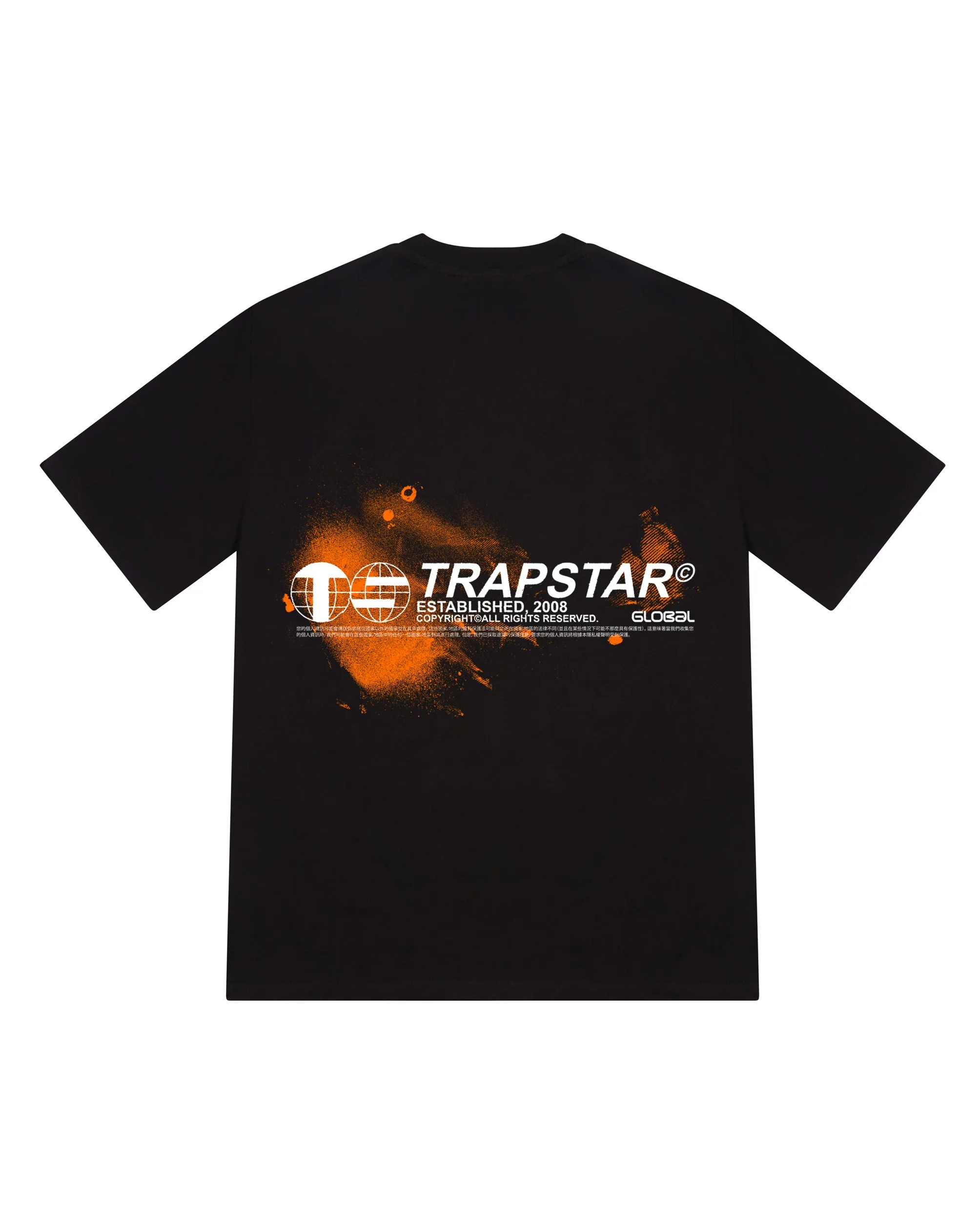 Global Distribution Tee - Black sold by Trapstar London