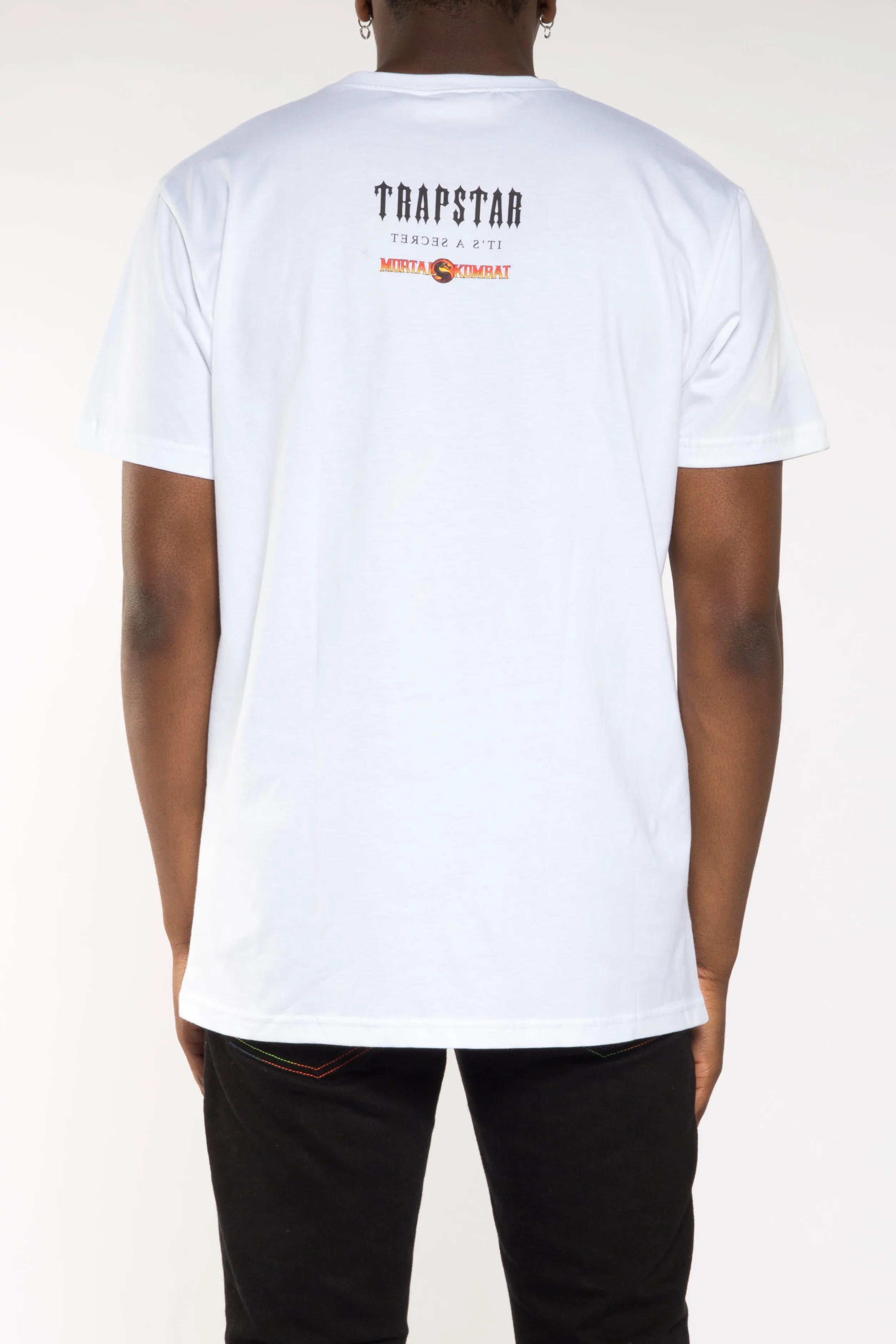 Trapstar x Mortal Kombat Finish Him Tee - White sold by Trapstar London product image thumbnail 4