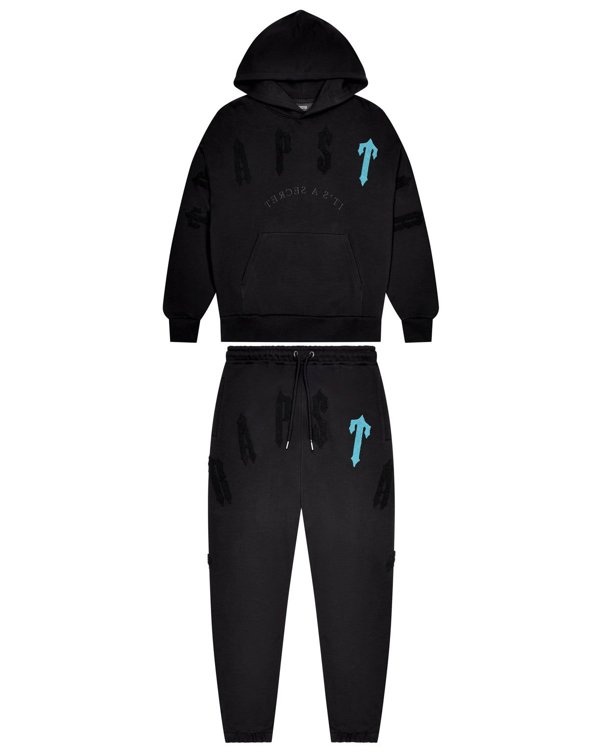 Irongate Arch Chenille Tracksuit - Black ice sold by Trapstar London