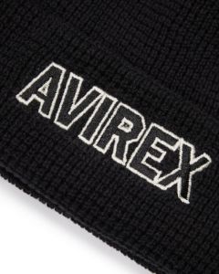 Trapstar x Avirex Beanie - Black sold by Trapstar London
