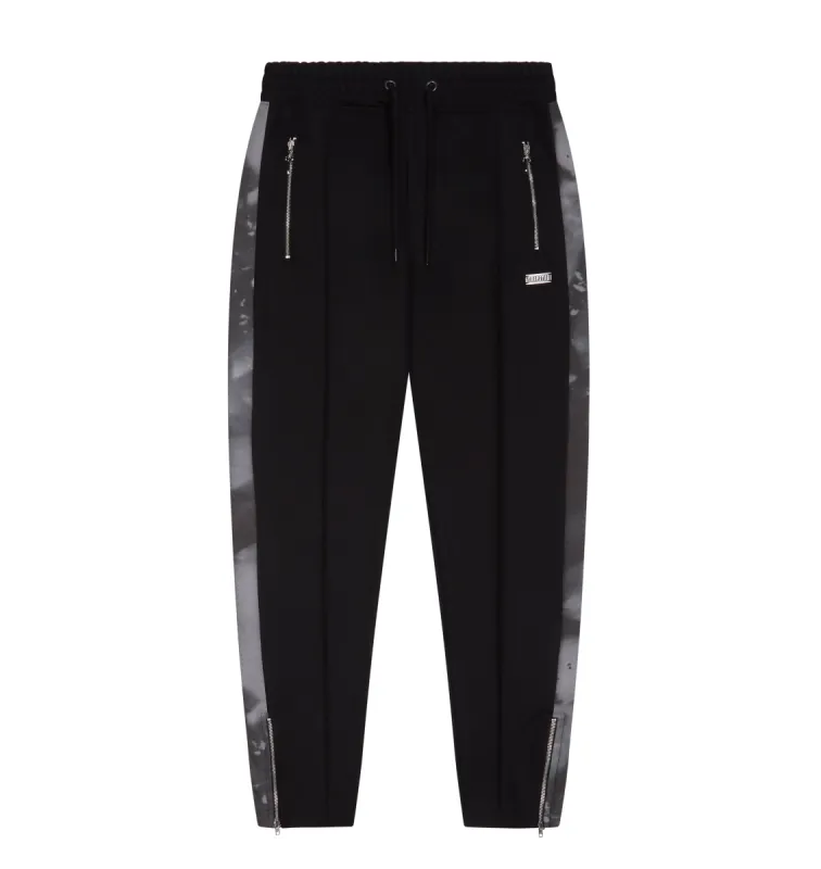 Irongate Bottoms - Black/Grey Tie Dye sold by Trapstar London