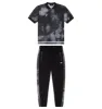 Irongate Bottoms - Black/Grey Tie Dye sold by Trapstar London