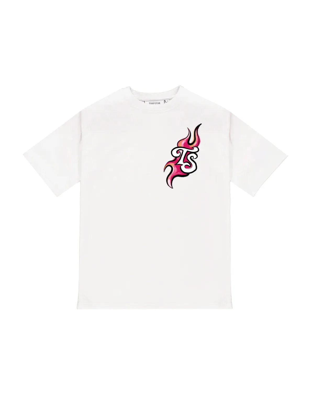 Trail Blaze Tee - White/Infrared sold by Trapstar London