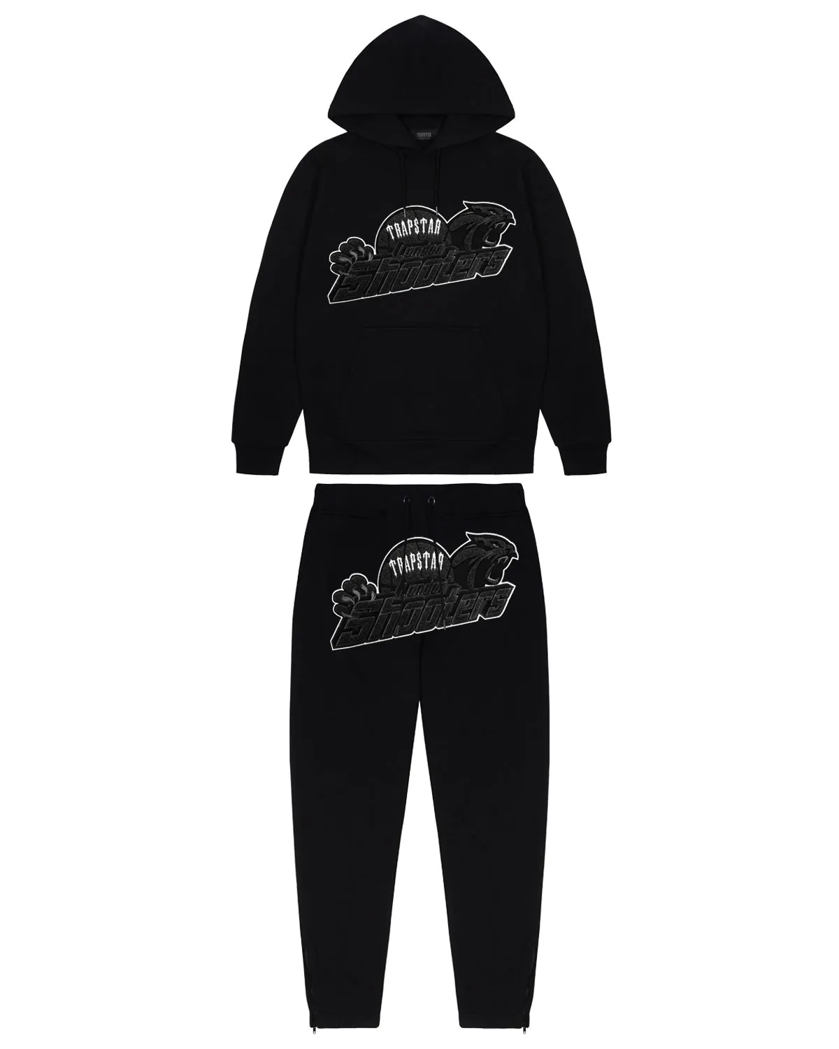 Shooters Hoodie Tracksuit - Blackout sold by Trapstar London