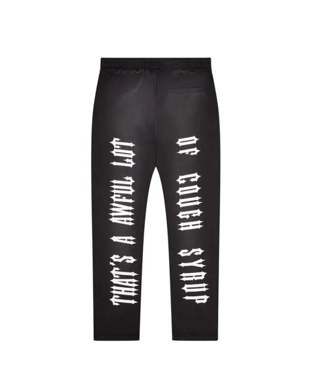 Trapstar x Cough Syrup Graphic Jogger - Black sold by Trapstar London